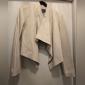 NEW bone leather jacket